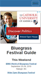 Mobile Screenshot of bluegrassfestivalguide.com